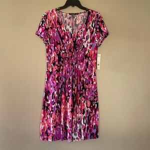 Pink Notations Petite Dress